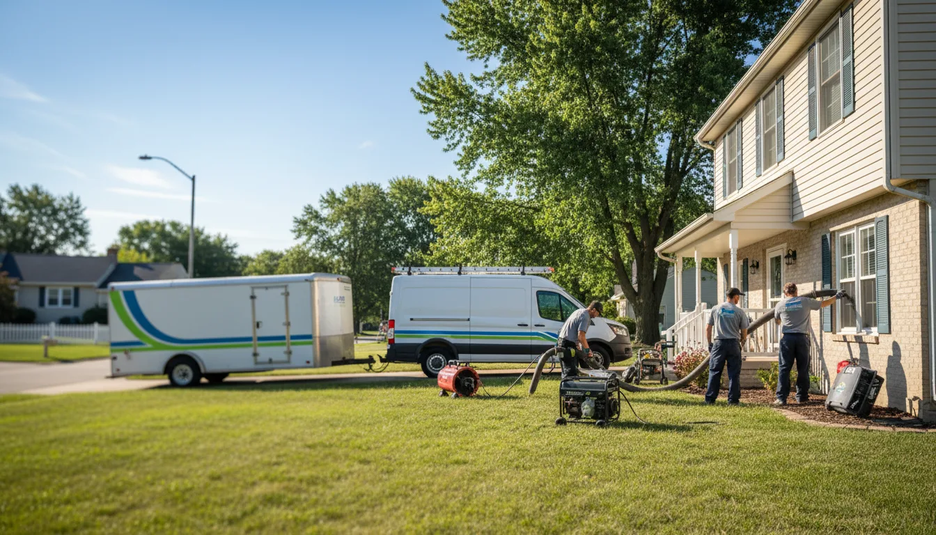 Flooded Basement Restoration And Cleanup With Repair in Amanda, OH near me